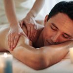 Relaxing spa massage